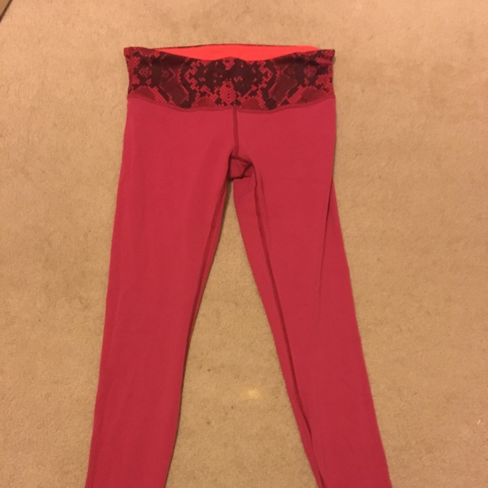 Lululemon reversible wunder under leggings 7/8